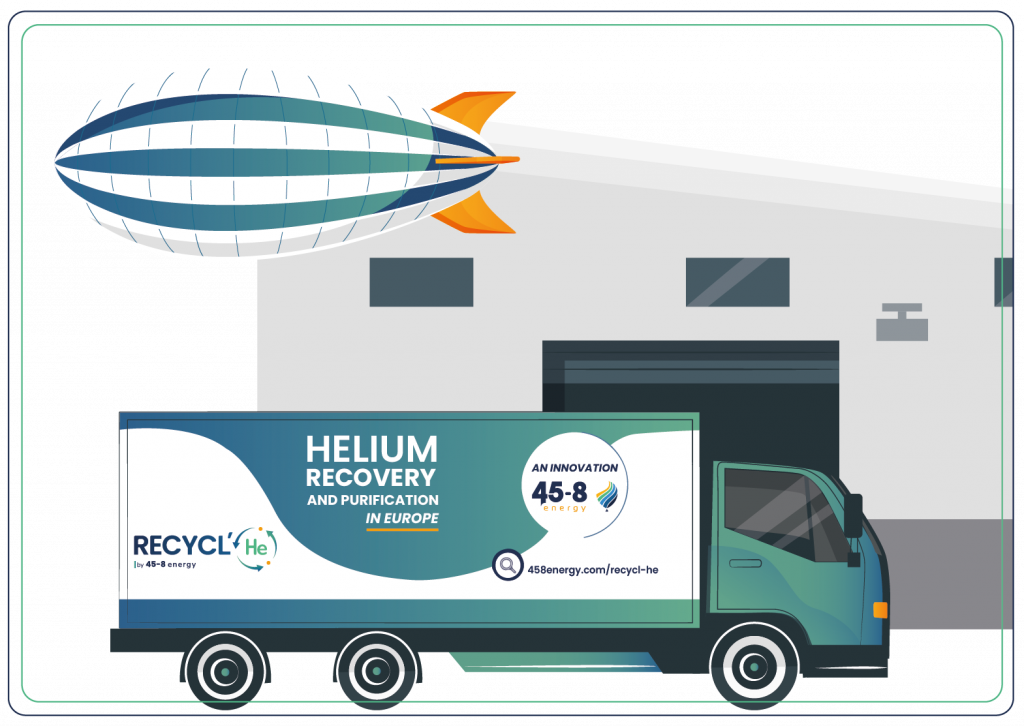 Unité mobile de recyclage d'hélium unique en Europe